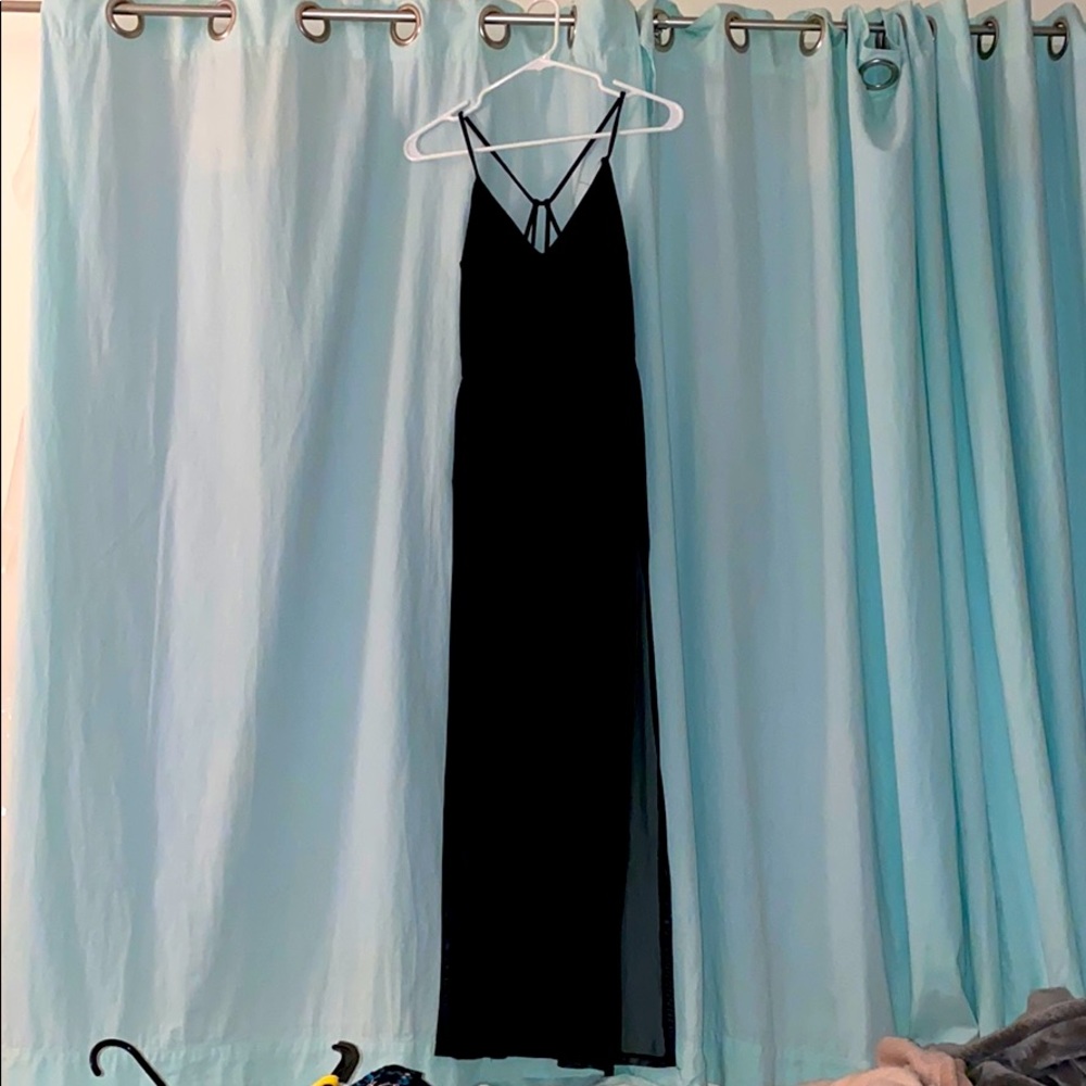 Long black dress